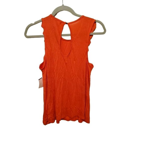 Tank Top Living Doll - Orange Tank size small - Picture 2 of 5